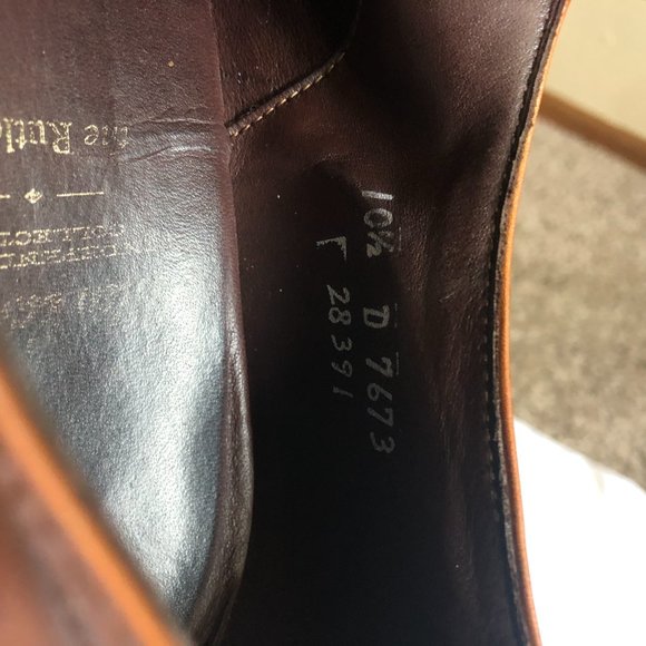 Allen Edmonds Plain-toe Lace-up Oxford Shoes | Size 10.5 D | Color: Tan Leather main image 8